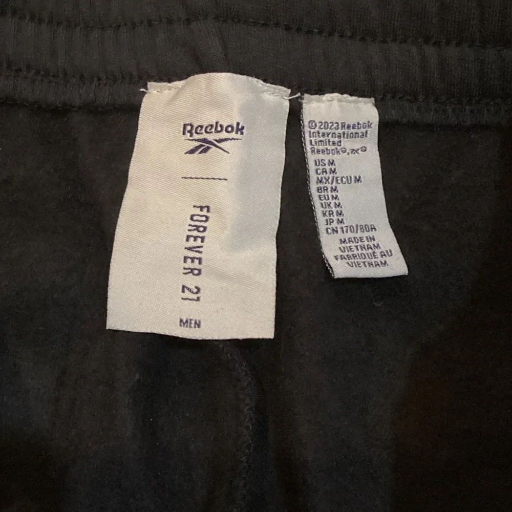 Reebok Men’s Black and Green Track Pants - Picture 2 of 6